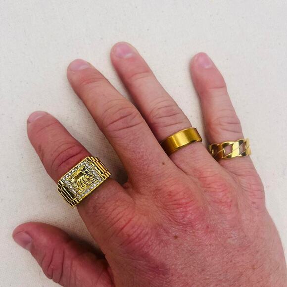 Y2k 2000s vintage style rolex ring - Picture 5 of 6